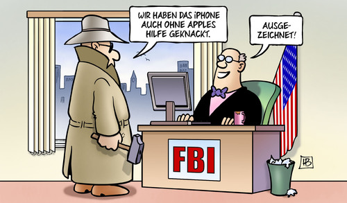 Cartoon: iPhone geknackt (medium) by Harm Bengen tagged iphone,apple,handy,hammer,fbi,hilfe,knacken,datenschutz,geheimdienst,usa,harm,bengen,cartoon,karikatur,iphone,apple,handy,hammer,fbi,hilfe,knacken,datenschutz,geheimdienst,usa,harm,bengen,cartoon,karikatur