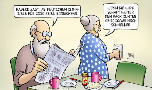 Cartoon: Klimaziele 2023 (medium) by Harm Bengen tagged klimaziele,2030,erreichbar,wirtschaft,niedergang,absturz,habeck,susemil,harm,bengen,cartoon,karikatur,klimaziele,2030,erreichbar,wirtschaft,niedergang,absturz,habeck,susemil,harm,bengen,cartoon,karikatur