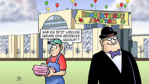 Cartoon: Konzertierte Aktion (medium) by Harm Bengen tagged heizdecke,verkaufsveranstaltung,betrug,luftballons,konzertierte,aktion,kanzleramt,arbeitgeber,arbeitnehmer,dgb,kapitalist,harm,bengen,cartoon,karikatur,heizdecke,verkaufsveranstaltung,betrug,luftballons,konzertierte,aktion,kanzleramt,arbeitgeber,arbeitnehmer,dgb,kapitalist,harm,bengen,cartoon,karikatur