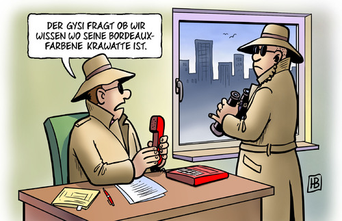 Cartoon: Krawatte (medium) by Harm Bengen tagged krawatte,schlips,gysi,verfassungsschutz,spitzel,beobachtung,linke,partei,krawatte,schlips,gysi,verfassungsschutz,beobachtung,spitzel,linke,partei