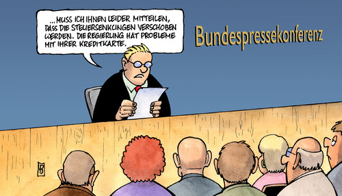 Cartoon: Kreditkarte (medium) by Harm Bengen tagged kreditkarte,panne,bug,2010,regierung,koalition,cdu,csu,fdp,steuersenkung,haushalt,rücknahme,kreditkarte,panne,bug,2010,regierung,koalition,cdu,csu,fdp,steuersenkung,haushalt,rücknahme