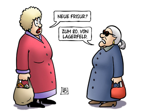 Cartoon: Lagerfeld 80 (medium) by Harm Bengen tagged frisur,zopf,80,geburtstag,lagerfeld,susemil,harm,bengen,cartoon,karikatur,frisur,zopf,80,geburtstag,lagerfeld,susemil,harm,bengen,cartoon,karikatur