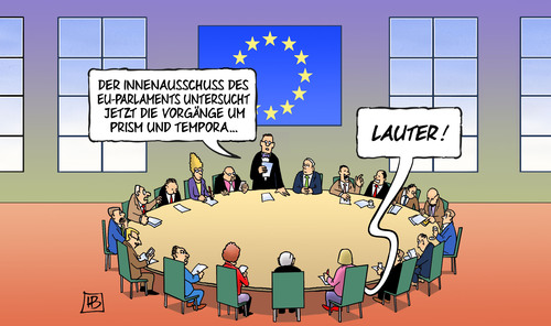 Cartoon: Lauter (medium) by Harm Bengen tagged innenausschuss,eu,parlament,lauter,laut,spion,abhörsicher,abhören,verhandlungen,freihandelsabkommen,freihandelszone,telefon,wanze,wanzen,computer,prism,tempora,gchq,gb,grossbritannien,england,europa,fbi,nsda,nsa,usa,obama,geheimdienst,server,kommunikationsdaten,zugriff,datenschutz,edward,snowden,whistleblower,russland,ecuador,bolivien,venezuela,harm,bengen,cartoon,karikatur,innenausschuss,eu,parlament,lauter,laut,spion,abhörsicher,abhören,verhandlungen,freihandelsabkommen,freihandelszone,telefon,wanze,wanzen,computer,prism,tempora,gchq,gb,grossbritannien,england,europa,fbi,nsda,nsa,usa,obama,geheimdienst,server,kommunikationsdaten,zugriff,datenschutz,edward,snowden,whistleblower,russland,ecuador,bolivien,venezuela,harm,bengen,cartoon,karikatur