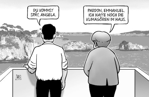 Macron-Merkel-FFF