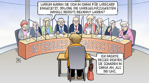 Cartoon: Merkel vor U-Ausschuss (medium) by Harm Bengen tagged china,merkel,schaden,wirecard,skandal,aufsicht,bafin,untersuchungsausschuss,trennscheiben,harm,bengen,cartoon,karikatur,china,merkel,schaden,wirecard,skandal,aufsicht,bafin,untersuchungsausschuss,trennscheiben,harm,bengen,cartoon,karikatur