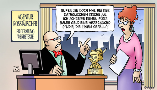 Cartoon: Missbrauchsstudie (medium) by Harm Bengen tagged missbrauchsstudie,missbrauch,katholische,kirche,studie,gutachten,vertuschung,zensur,forschungsinstitut,kriminologe,pfeiffer,harm,bengen,cartoon,karikatur,missbrauchsstudie,missbrauch,katholische,kirche,studie,gutachten,vertuschung,zensur,forschungsinstitut,kriminologe,pfeiffer,harm,bengen,cartoon,karikatur