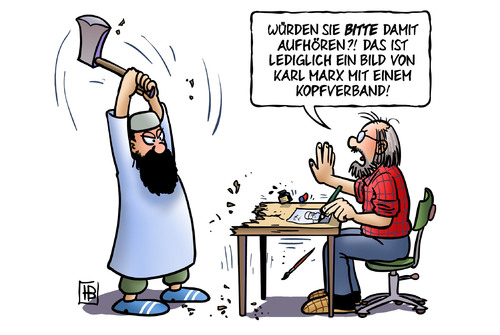 Mohamed-Missverständnis von Harm Bengen | Politik Cartoon ...