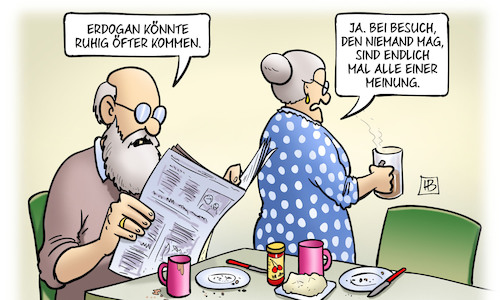 Cartoon: Nach Erdogan-Besuch (medium) by Harm Bengen tagged besuch,meinung,susemil,präsident,erdogan,staatsbesuch,deutschland,türkei,staatsbankett,harm,bengen,cartoon,karikatur,besuch,meinung,susemil,präsident,erdogan,staatsbesuch,deutschland,türkei,staatsbankett,harm,bengen,cartoon,karikatur