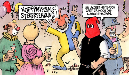 Cartoon: Narren (medium) by Harm Bengen tagged narren,karneval,fasching,aschermittwoch,fdp,westerwelle,steuersenkung,kopfpauschale,liberale,narren,karneval,fasching,aschermittwoch,fdp,westerwelle,steuersenkung,kopfpauschale,liberale