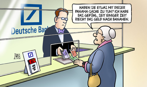 Cartoon: Panama-Bananen (medium) by Harm Bengen tagged deutsche,bank,susemil,geld,bananen,offshore,firmen,briefkasten,briefkastenfirmen,steueroasen,steuerflucht,panamapapers,leaks,panama,harm,bengen,cartoon,karikatur,deutsche,bank,susemil,geld,bananen,offshore,firmen,briefkasten,briefkastenfirmen,steueroasen,steuerflucht,panamapapers,leaks,panama,harm,bengen,cartoon,karikatur