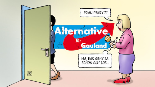 Cartoon: Petry geht (medium) by Harm Bengen tagged petry,geht,afd,partei,spaltung,gauland,interview,bundestagswahl,ergebnis,wahlergebnis,harm,bengen,cartoon,karikatur,petry,geht,afd,partei,spaltung,gauland,interview,bundestagswahl,ergebnis,wahlergebnis,harm,bengen,cartoon,karikatur