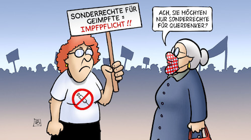 Querdenker-Sonderrechte