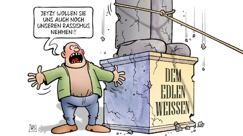 Cartoon: Rassismus und Denkmäler (medium) by Harm Bengen tagged denkmal,denkmäler,rassismus,black,lives,matter,proteste,harm,bengen,cartoon,karikatur,denkmal,denkmäler,rassismus,black,lives,matter,proteste,harm,bengen,cartoon,karikatur