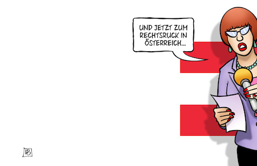 Cartoon: Rechtsruck Österreich (medium) by Harm Bengen tagged rechtsruck,österreich,wahlergebnis,wahlsieg,kurz,fpö,övp,faschismus,rechtsextrem,harm,bengen,cartoon,karikatur,rechtsruck,österreich,wahlergebnis,wahlsieg,kurz,fpö,övp,faschismus,rechtsextrem,harm,bengen,cartoon,karikatur