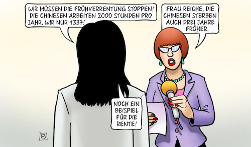 Reiche China-Beispiel
