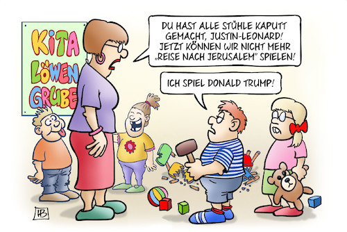 Cartoon: Reise nach Jerusalem (medium) by Harm Bengen tagged stühle,kaputt,kinder,kita,reise,spielen,donald,trump,usa,präsident,nahost,krieg,jerusalem,israel,palästina,intifada,harm,bengen,cartoon,karikatur,stühle,kaputt,kinder,kita,reise,spielen,donald,trump,usa,präsident,nahost,krieg,jerusalem,israel,palästina,intifada,harm,bengen,cartoon,karikatur