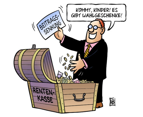 Rentenbeitragssenkung