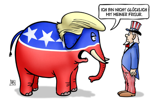 Republikaner-Frisur