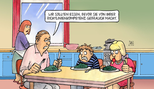 Cartoon: Richtlinienkompetenz (medium) by Harm Bengen tagged essen,familie,kinder,mutter,vater,machtwort,richtlinienkompetenz,scholz,atomkraftwerk,akw,laufzeitverlängerung,streit,ampel,bundesregierung,spd,fdp,grüne,harm,bengen,cartoon,karikatur,essen,familie,kinder,mutter,vater,machtwort,richtlinienkompetenz,scholz,atomkraftwerk,akw,laufzeitverlängerung,streit,ampel,bundesregierung,spd,fdp,grüne,harm,bengen,cartoon,karikatur