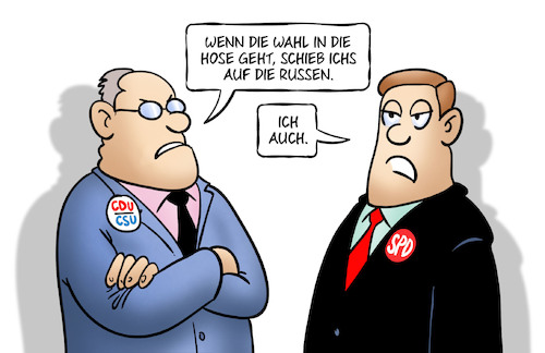 Russen und Wahl