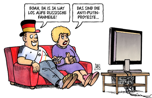 Cartoon: Russische Fanmeile (medium) by Harm Bengen tagged russische,fanmeile,fussball,em,europameisterschaft,tv,fans,russland,prosteste,demonstrationen,pution,praesident,wahlfaelschung,lupenreiner,demokrat,opposition,fanmeile,fussball,fußball,prosteste,demonstrationen,em 2012,euro 2012,em,2012,euro