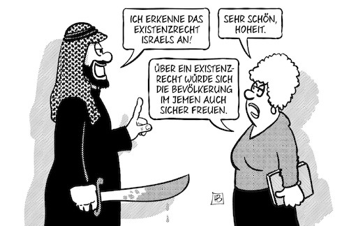 Saudis und Existenzrecht