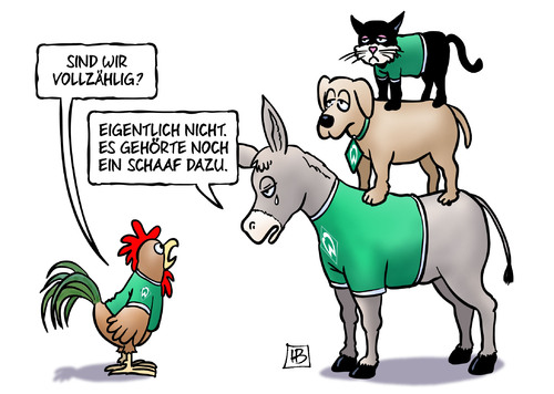 Cartoon: Schaaf (medium) by Harm Bengen tagged schaaf,werder,bremen,fussball,bundesliga,trainer,trennung,entlassung,harm,bengen,cartoon,karikatur,schaaf,werder,bremen,fussball,bundesliga,trainer,trennung,entlassung,harm,bengen,cartoon,karikatur