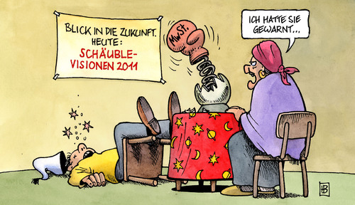 Cartoon: Schäuble-Visionen (medium) by Harm Bengen tagged schäuble,visionen,mwst,mehrwertsteuer,finanzminister,koalition,sparen,sparpaket,2011,wahrsagerin,zukunft,kristallkugel,boxen,boxhandschuh,schäuble,visionen,mwst,mehrwertsteuer,finanzminister,koalition,sparen,sparpaket,2011,wahrsagerin,zukunft,kristallkugel,boxen,boxhandschuh