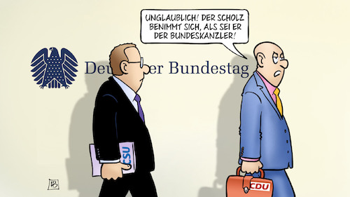 Scholz erste Reg.erklaerung