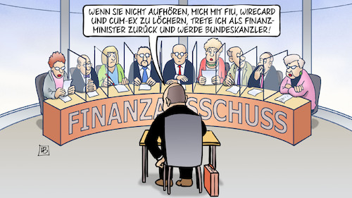 Cartoon: Scholz vor Finanzausschuß (medium) by Harm Bengen tagged fiu,wirecard,cumex,fragen,finanzausschuß,finanzminister,bundeskanzler,scholz,spd,kanzlerkandidat,bundestagswahl,harm,bengen,cartoon,karikatur,fiu,wirecard,cumex,fragen,finanzausschuß,finanzminister,bundeskanzler,scholz,spd,kanzlerkandidat,bundestagswahl,harm,bengen,cartoon,karikatur