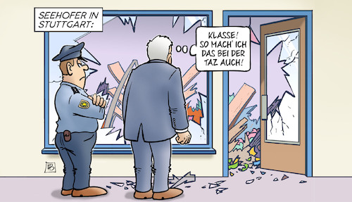 Seehofer in Stuttgart