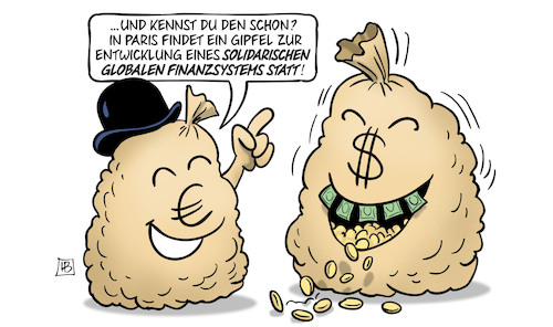 Cartoon: Solidarisches Finanzsystem (medium) by Harm Bengen tagged witz,geldsack,geldsäcke,paris,gipfel,entwicklung,solidarisches,globales,finanzsystems,lachen,kapitalismus,euro,dollar,harm,bengen,cartoon,karikatur,witz,geldsack,geldsäcke,paris,gipfel,entwicklung,solidarisches,globales,finanzsystems,lachen,kapitalismus,euro,dollar,harm,bengen,cartoon,karikatur