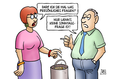 Cartoon: Sonntagsfrage (medium) by Harm Bengen tagged frage,sonntagsfrage,wahl,bundestagswahl,umfragen,harm,bengen,cartoon,karikatur,frage,sonntagsfrage,wahl,bundestagswahl,umfragen,harm,bengen,cartoon,karikatur