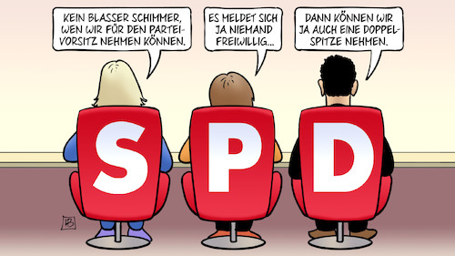 Cartoon: SPD-Doppelspitze (medium) by Harm Bengen tagged spd,schwesig,dreyer,schäfer,gümbel,parteivorsitz,doppelspitze,harm,bengen,cartoon,karikatur,spd,schwesig,dreyer,schäfer,gümbel,parteivorsitz,doppelspitze,harm,bengen,cartoon,karikatur