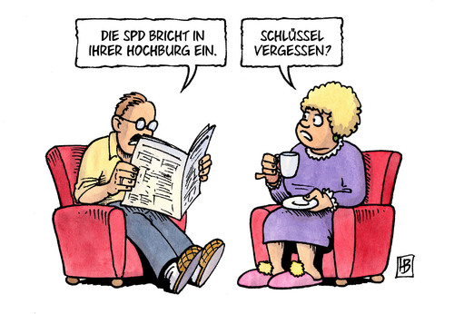 Cartoon: SPD-Hochburg (medium) by Harm Bengen tagged karikatur,cartoon,bengen,harm,bremer,regierung,regieren,koalition,wahl,bürgermeister,stadtstaat,hochrechnungen,bremen,schlüssel,einbrechen,hochburg,spd,spd,hochburg,einbrechen,schlüssel,bremen,hochrechnungen,stadtstaat,bürgermeister,wahl,koalition,regieren,regierung,bremer,harm,bengen,cartoon,karikatur