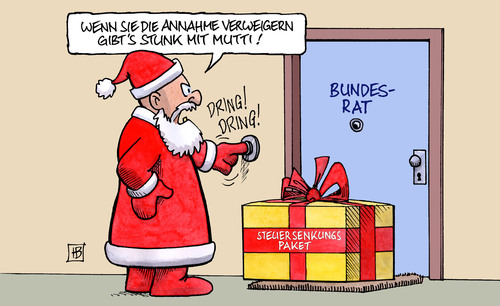 Cartoon: Steuersenkungspaket (medium) by Harm Bengen tagged steuersenkungspaket,wachstumsbeschleunigungsgesetz,bundestag,bundesregierung,konjunktur,bundesrat,kinderfreibetrag,erbschaftssteuer,mehrwertsteuer,hotels,steuersenkungspaket,wachstumsbeschleunigungsgesetz,wachstum,gesetz,beschleunigung,bundesregierung,bundestag,konjunktur,bundesrat,kinderfreibetrag,erbschaftssteuer,mehrwertsteuer,hotels