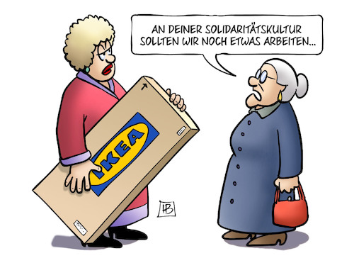 Cartoon: Stockholm-Solidarität (medium) by Harm Bengen tagged stockholm,terror,anschlag,solidaritätskultur,schweden,ikea,susemil,harm,bengen,cartoon,karikatur,stockholm,terror,anschlag,solidaritätskultur,schweden,ikea,susemil,harm,bengen,cartoon,karikatur