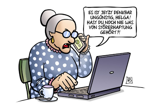 Cartoon: Störerhaftung (medium) by Harm Bengen tagged störerhaftung,internet,wlan,eugh,urteil,susemil,handy,telefon,harm,bengen,cartoon,karikatur,störerhaftung,internet,wlan,eugh,urteil,susemil,handy,telefon,harm,bengen,cartoon,karikatur