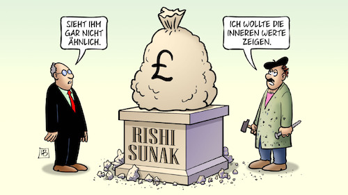 Cartoon: Sunak-Werte (medium) by Harm Bengen tagged bildhauer,denkmal,geldsack,innere,werte,premierminister,rishi,sunak,uk,gb,harm,bengen,cartoon,karikatur,bildhauer,denkmal,geldsack,innere,werte,premierminister,rishi,sunak,uk,gb,harm,bengen,cartoon,karikatur