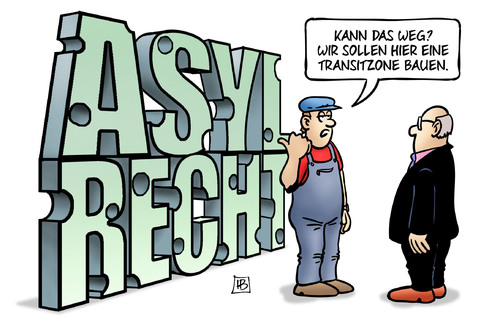 Cartoon: Transitzone (medium) by Harm Bengen tagged karikatur,cartoon,bengen,harm,altmaier,csu,cdu,bayern,bundesregierung,flüchtlinge,verfassung,grundgesetz,asylrecht,arbeiter,bauen,transitzone,transitzone,bauen,arbeiter,asylrecht,grundgesetz,verfassung,flüchtlinge,bundesregierung,bayern,cdu,csu,altmaier,harm,bengen,cartoon,karikatur