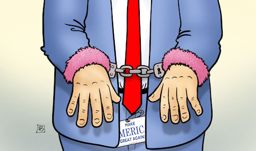 Cartoon: Trump-Anklage (medium) by Harm Bengen tagged handschellen,trump,stormy,daniels,pornomodell,anklage,staatsanwaltschaft,harm,bengen,cartoon,karikatur,handschellen,trump,stormy,daniels,pornomodell,anklage,staatsanwaltschaft,harm,bengen,cartoon,karikatur