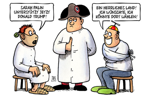 Trump-Palin von Harm Bengen | Politik Cartoon | TOONPOOL