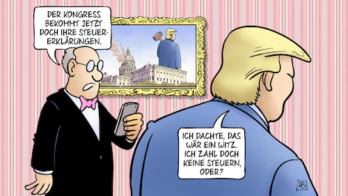 Cartoon: Trump-Steuerwitz (medium) by Harm Bengen tagged usa,kapitolsturm,bild,kongress,handy,steuererklärungen,witz,trump,steuern,harm,bengen,cartoon,karikatur,usa,kapitolsturm,bild,kongress,handy,steuererklärungen,witz,trump,steuern,harm,bengen,cartoon,karikatur