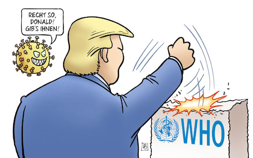 Trump und WHO