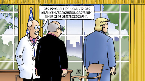 Cartoon: Trumpcare erneut gescheitert (medium) by Harm Bengen tagged trumpcare,erneut,gescheitert,obamacare,senat,krankenversicherungssystem,usa,geisteszustand,arzt,harm,bengen,cartoon,karikatur,trumpcare,erneut,gescheitert,obamacare,senat,krankenversicherungssystem,usa,geisteszustand,arzt,harm,bengen,cartoon,karikatur