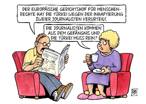 Cartoon: Türkei und EGMR (medium) by Harm Bengen tagged egmr,europäischer,gerichtshof,menschenrechte,türkei,inhaftierung,journalisten,verurteilt,gefängnis,harm,bengen,cartoon,karikatur,egmr,europäischer,gerichtshof,menschenrechte,türkei,inhaftierung,journalisten,verurteilt,gefängnis,harm,bengen,cartoon,karikatur