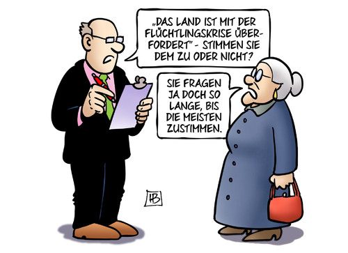 Cartoon: Überfordert (medium) by Harm Bengen tagged flüchtlinge,flucht,asyl,umfrage,meinung,susemil,harm,bengen,cartoon,karikatur,flüchtlinge,flucht,asyl,umfrage,meinung,susemil,harm,bengen,cartoon,karikatur