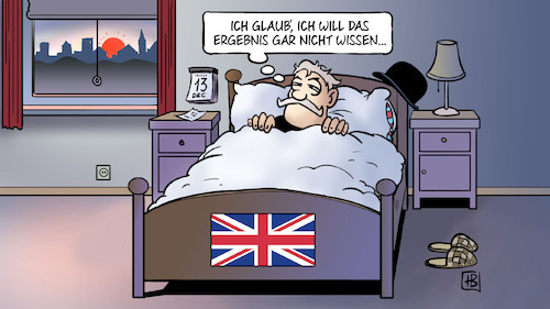 Cartoon: UK-Wahlergebnis 2019 (medium) by Harm Bengen tagged uk,gb,wahlergebnis,2019,bett,brexit,sonnenaufgang,tagesanbruch,harm,bengen,cartoon,karikatur,uk,gb,wahlergebnis,2019,bett,brexit,sonnenaufgang,tagesanbruch,harm,bengen,cartoon,karikatur