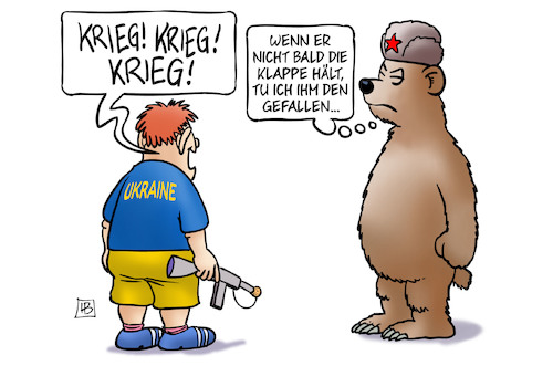 Cartoon: Ukraine und Krieg (medium) by Harm Bengen tagged krieg,kriegsrecht,bär,gefallen,kind,meerenge,kertsch,seekonflikt,russland,ukraine,schiffe,krim,harm,bengen,cartoon,karikatur,krieg,kriegsrecht,bär,gefallen,kind,meerenge,kertsch,seekonflikt,russland,ukraine,schiffe,krim,harm,bengen,cartoon,karikatur