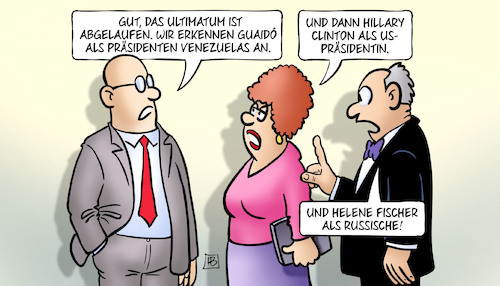 Ultimatum von Harm Bengen | Politik Cartoon | TOONPOOL